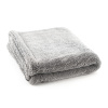 SS443 Shine Systems Easy Dry Double Max - двуслойная микрофибра для сушки кузова 50*80см, 1200гр/м2