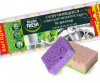 С0006795   Master FRESH Губки для мытья посуды XL (bubble-поролон), 10шт. микс яркие цвета