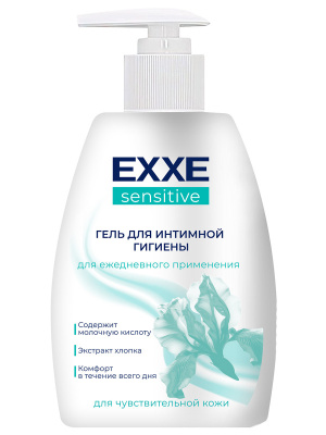 С0008029 EXXE Гель для интимной гигиены Sensitive, 250 мл