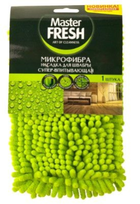 С0006934 Master FRESH Насадка для швабры-флеттер (микрофибра с длинным ворсом), 1 шт