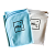 9998186 Pro Glass Towel - Салфетка для стекол 60х40 см., 230 г/м², комплект 2 шт.