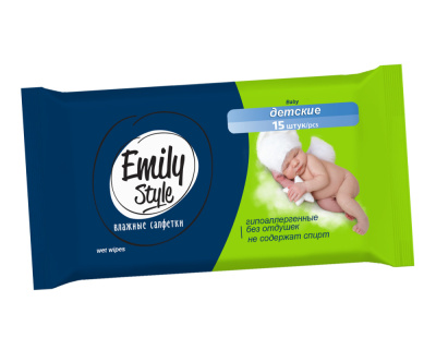 С0006946Emily Style ДЕТСКИЕ  Гипоаллергенные 15шт. БЕЗ ОТДУШЕК