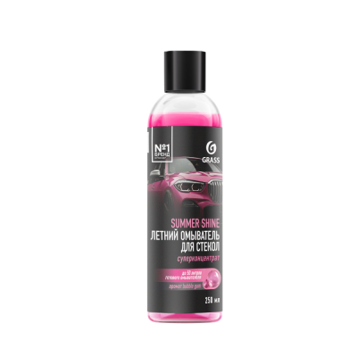 110587 GraSS Моющие средство для стекл Summer Shine Bubble Gum (концентрат)(флакон 250 мл)
