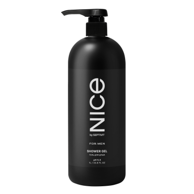 340 NICE by SEPTIVIT Мужской Гель для душа, Для ежедневного использования, 1л