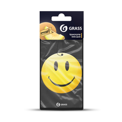 ST-0399 Ароматизатор картонный Smile дыня (AC-0144 ) вонючка