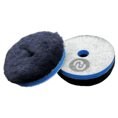 Au-33DOB80 Полировочный круг шерсть 15мм Doodle Wool-Pad, black 80/25/80