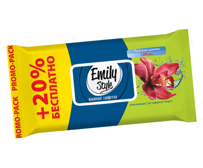 С0006217 ПРОМО Emily Style Райские цветы 120 шт., упаковка с крышкой (+20% БЕСПЛАТНО)