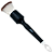 L1271 LERATON DBR12 Кисть для детейлинга с косметическим ворсом ULTRASOFT COSMETIC BRUSH 35мм