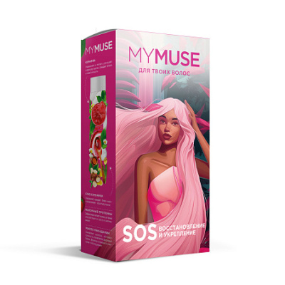 300453 MY MUSEПодарочный набор шампунь и бальзам SOS-восстановление