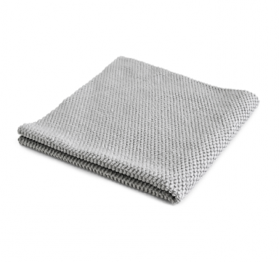 Au-323 Rice Structure - Салфетка из микрофибры 40*40 см, серая, без оверлока, 290гр/м2, уп-ка 2 шт.