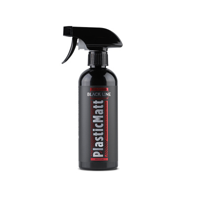 SSBL317 Shine Systems BL Black Line PlasticMatt — матовый полироль для пластика и винила ,400 мл