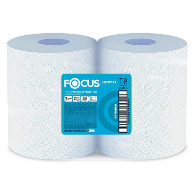 Бумажный протирочный материал Focus Optimum, 2сл., 24смx35см, 1000 л.,350м