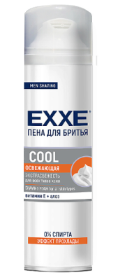 С0007509 EXXE Пена для бритья COOL (освежающая) 200 мл