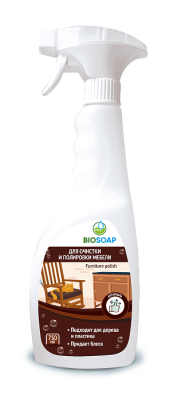9150977 АИС BIOSOAP Средство для очистки и полировки мебели 750мл(упак. 16шт)
