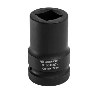 SID01SQ22 Головка торцевая ударная четырехгранная ROSSVIK, 1