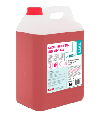 9030295 АиС BIOSOAP L102-R Кислотный гель для унитаза 5л (упак.4 шт)