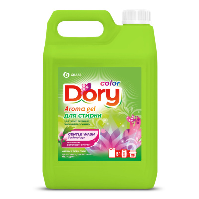 125964 Grass Гель-концентрат для стирки цветного белья Dory (канистра 5,2 кг)