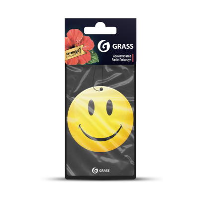 ST-0401 Ароматизатор картонный Smile гибискус (AC-0145 ) вонючка