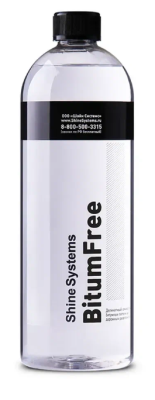 SS797 Shine Systems BitumFree - деликатный очиститель битумных пятен и дорожных реагентов, 750 мл