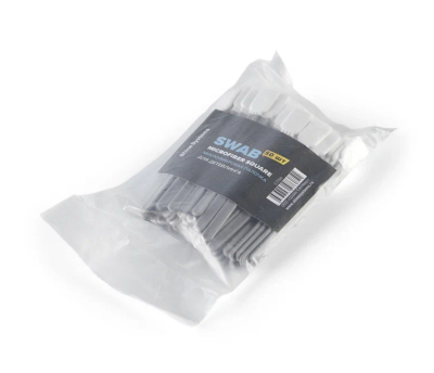SS766 Shine Systems Swab Microfiber Square - микрофибровая палочка для детейлинга, 50шт.